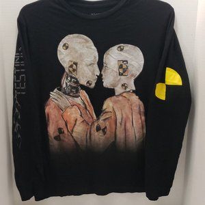 Rare ASAP Injured Generation Tour T Shirt A$AP Black Band Music Crash Dummy M